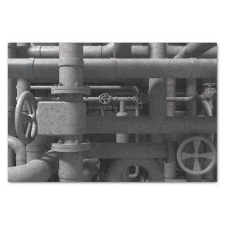 Pipes and Valves Tissue Paper