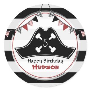 Pirate Birthday Party Sticker
