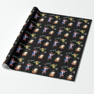 Pirate birthday themed party treasure parrot