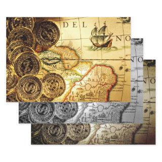 Pirate Gold Treasure Map  Sheets