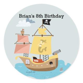 Pirate Ship Stickers