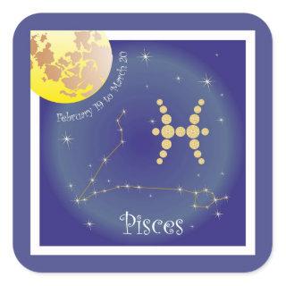 Pisces February 19 to March 20 Sticker