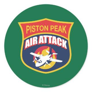 Piston Peak Air Attack Badge Classic Round Sticker