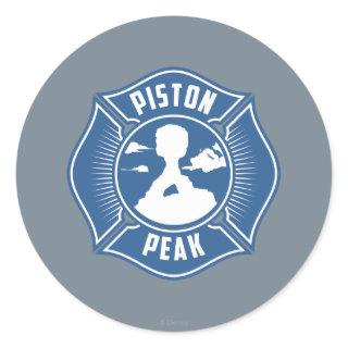 Piston Peak Badge Classic Round Sticker
