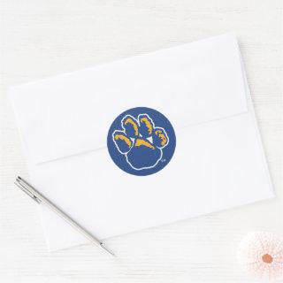 Pitt Carbon Fiber Classic Round Sticker
