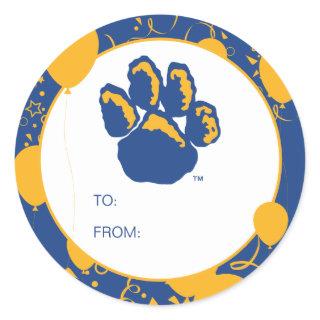 Pitt Graduation Classic Round Sticker