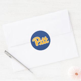 Pitt Polka Dots Classic Round Sticker