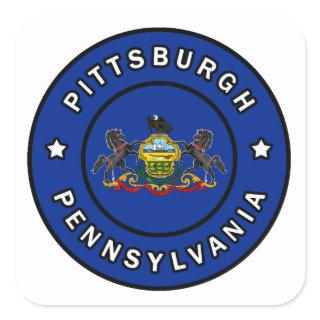 Pittsburgh Pennsylvania Square Sticker