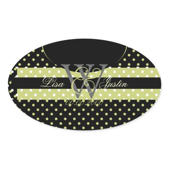 PIxDezines DIY colors, Dots et al. Oval Sticker