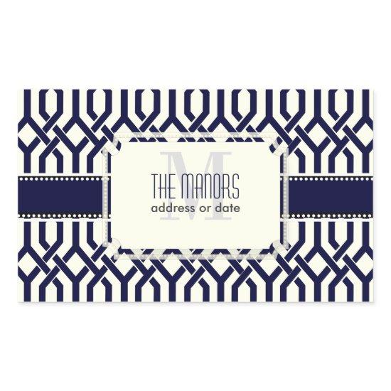 PixDezines kew trellis/DIY colors Rectangular Sticker