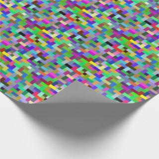 Pixel Art Colorful Squares