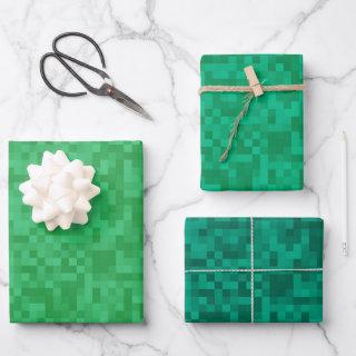 Pixelized Green Pack  Sheets