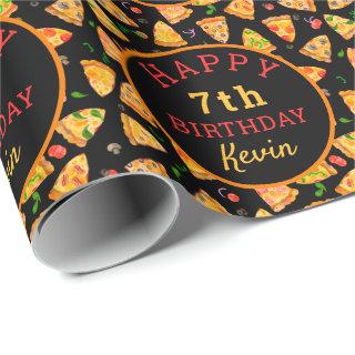 Pizza Party Personalized Kids Birthday