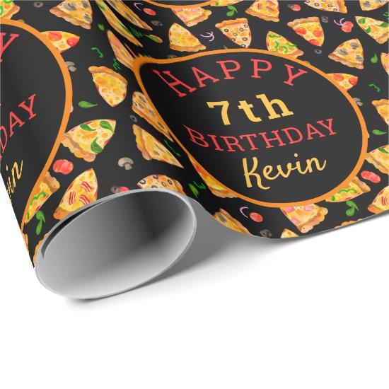 Pizza Party Personalized Kids Birthday