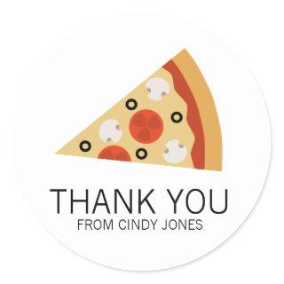 Pizza Slice Classic Round Sticker