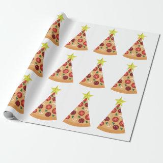 pizza ugly christmas tree funny