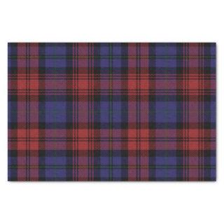Plaid Clan MacLachlan Red Purple Check Tartan Tissue Paper