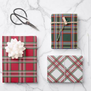 Plaid Pattern Christmas  Assortment