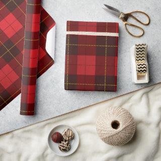 Plaid Red Rustic Christmas Tartan