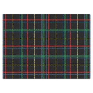 plaid tartan tissue paper