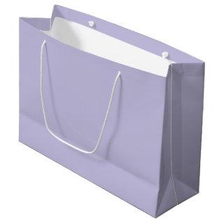 Plain color solid heather pastel purple large gift bag