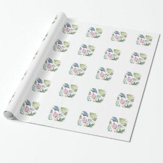 Plain Modern Minimalist Name Floral