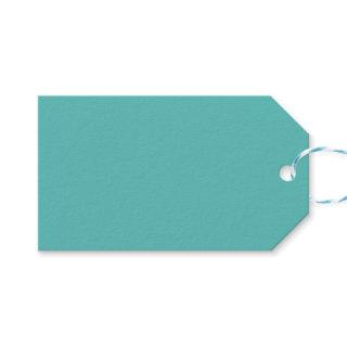 Plain solid eucalyptus pastel turquoise gift tags