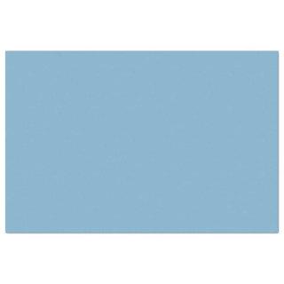 Plain solid pastel dusty blue tissue paper