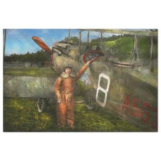 Plane - First One-Stop Flight Across the US - 1921 Tissue Paper