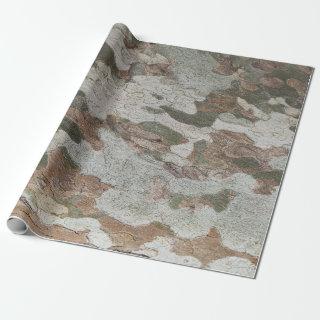 Plane tree camouflage looks bark pattern
