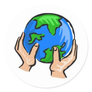 Planet Earth Classic Round Sticker