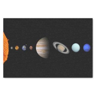 PLANETS OF THE SOLAR SYSTEM 15” Wrapping Tissue Paper