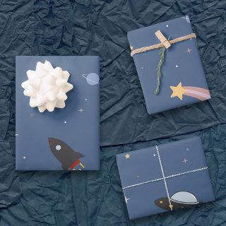 Planets & Rocket, Outer Space