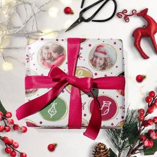 Playful Family Photo Collage Christmas White