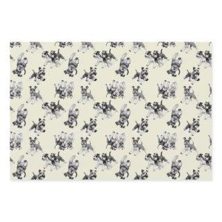 Playful Schnauzer Dog Pattern  Sheets