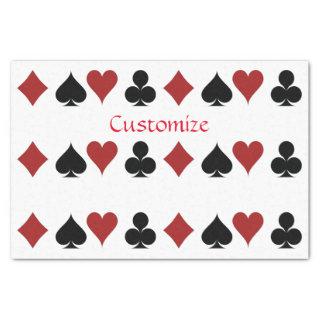 Playing Card Suits Thunder_Cove Tissue Paper