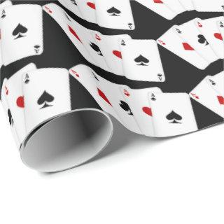 Playing cards aces gambling