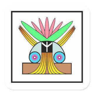 Plejaren Symbol for Peace Square Sticker