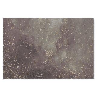 Plum grey galaxy of stars parchment tissue paper
