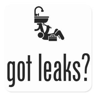 Plumbing Square Sticker