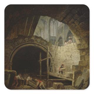 Plundering the Royal Vaults Square Sticker