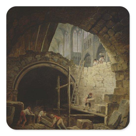 Plundering the Royal Vaults Square Sticker