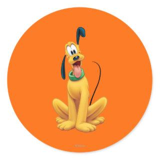 Pluto | Cartoon Front Classic Round Sticker