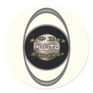 Pluto Commemorative 1930-2006 Classic Round Sticker