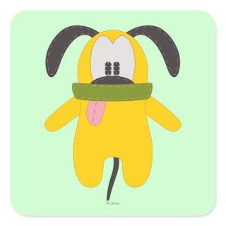 Pluto | Pook-a-Looz Square Sticker