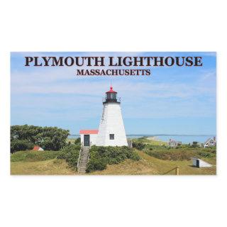Plymouth Lighthouse, "The Gurnet", MA Stickers