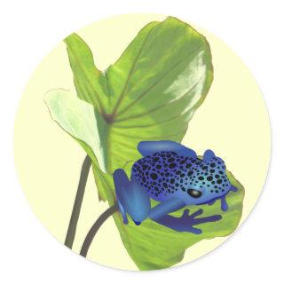 Poison Dart Frog Classic Round Sticker