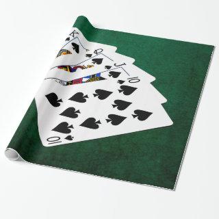 Poker Hands - Royal Flush - Spades Suit