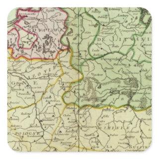 Poland and Lithuania Square Sticker