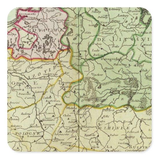 Poland and Lithuania Square Sticker